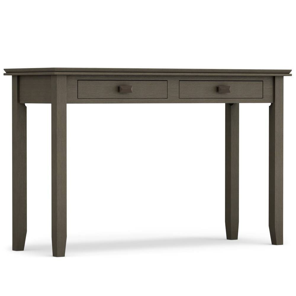 46" Stratford Solid Wood Console Sofa Table Farmhouse Gray - WyndenHall