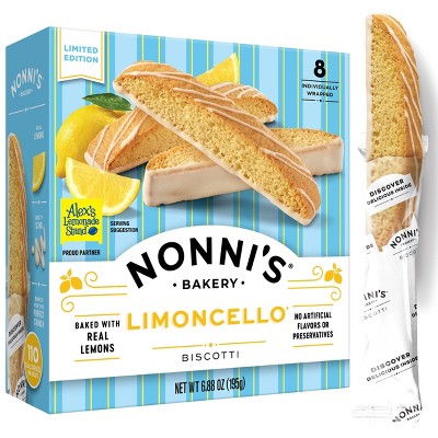 Nonni's Bakery Limoncello Biscotti - 6.88oz