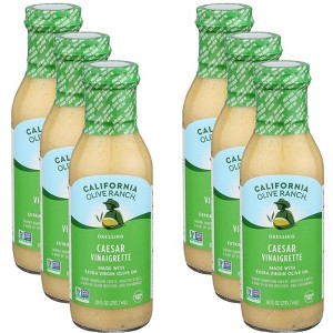 California Olive Ranch Caesar Vinaigrette Dressing - Case of 6 - 10 fl oz - 1 of 2