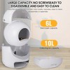 Gulches  Cat Litter Box,Scooping and Odor Removal, for Multiple Cats, Double Odor Removal - 3 of 4