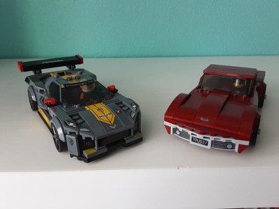 Lego 76903 speed champions chevrolet corvette c8.r race car et 1968 cc  jouet voiture de course pour enfant LEGO76903 - Conforama