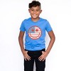The Juniper Shop Flag Smiley Face Youth Short Sleeve Tee - M - Columbia - 3 of 4