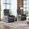 Recliner Chair - Ergonomic Adjustable Home Theater Seating w/ Tall Back, Wide Arms, Padded Seat & Side Pocket - 2 of 4