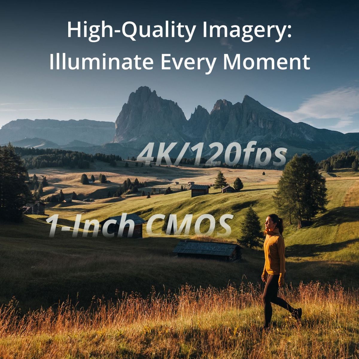 DJI Osmo Pocket 3 4K 120fps Handheld 3-Axis Gimbal Stabilizer Camera with Memory Card & Accessories - thumbnail 5