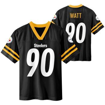 NFL Pittsburgh Steelers Boys' Short Sleeve Watt Jersey