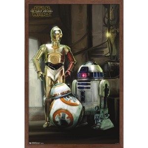 Trends International Star Wars: The Force Awakens - Droids Framed Wall Poster Prints - 1 of 4
