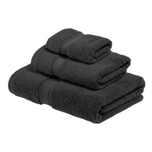 Luxury Cotton Heavyweight Ultra-Plush 3 Piece Towel Set by Blue Nile Mills - 1 of 4