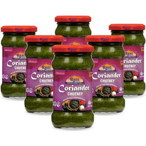 Coriander Chutney - 10.5oz (300g) Pack of 6 - Rani Brand Authentic Indian Products - 1 of 4