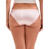 INSPIRE CHIC Women's Low Waist Panties Hi-Cut Frill Trim Satin Full Coverage Briefs, Available in Plus Size - 2 of 4