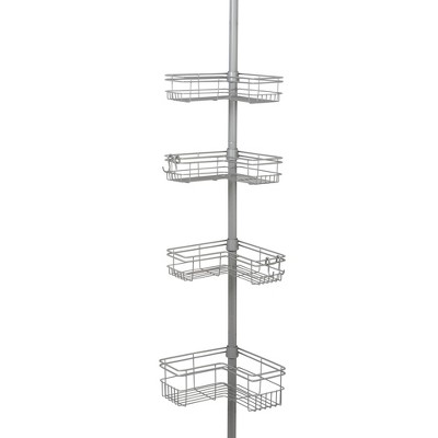 Better Homes & Gardens Rust-Resistant Tension Pole Shower Caddy, 3