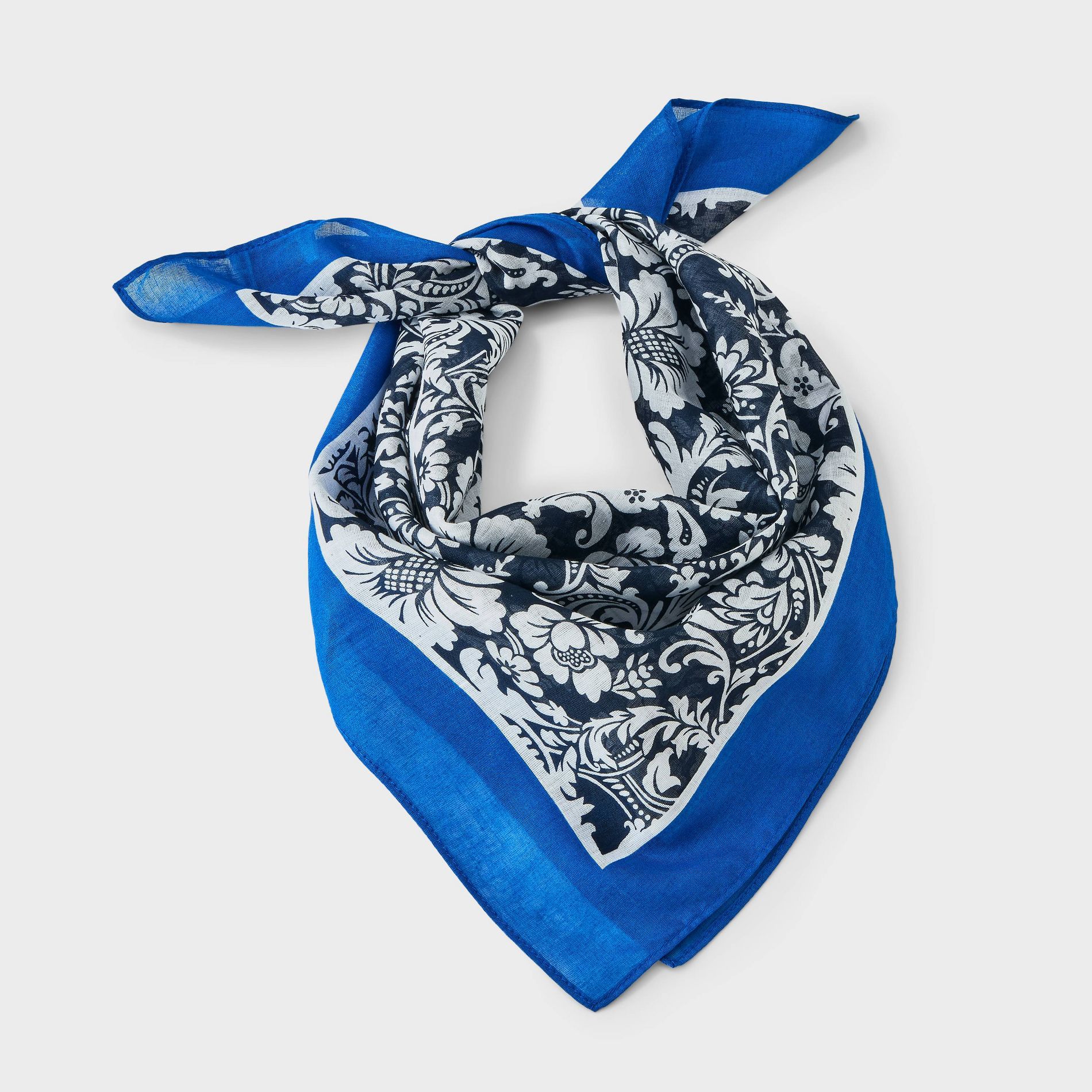 Medallion Print Scarf - A New Day™ Blue