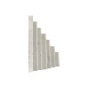 HomeRoots Set of Two 9" White Polyresin Decorative Bookends - 4 of 4