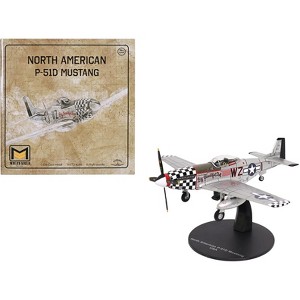 North American P-51D Mustang Fighter Aircraft "John Landers "RAF Duxford, England" (1944) 1/72 Diecast Model Militaria Die Cast - 1 of 4