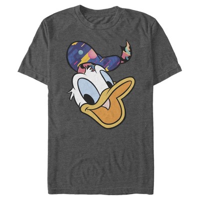 Men's Mickey & Friends Donald Duck '90s Vibe T-shirt - Charcoal Heather ...