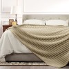 White Warm Blanket with Breathable and Soft for Couch and Bed - 3 of 4