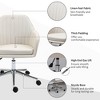 NicBex Mid-Back Adjustable Height Task Office Chairs with Universal Wheels for Living Room,Bedroom,Vanity - image 4 of 4