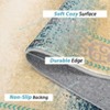 Pearl Velvet Cotton TPR Washable Foldable Printed Carpet - Border - Thoreau with Home Decor, - 4 of 4
