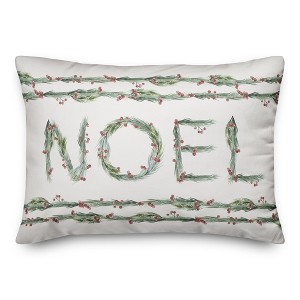 Creative Products Noel Holly 20 x 14 Indoor / Outdoor Pillow - 1 of 3