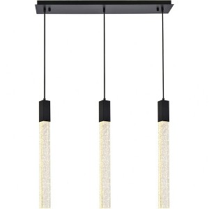 Elegant Lighting Weston 3 - Light Pendant in  Black - 1 of 4