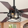 Airsurfer 52" Ceiling Fan with 5 Plywood Blades,Ceiling Fan with Reversible Motor & Memory Function,Remote Control Included - 2 of 4