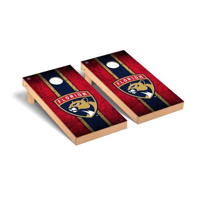 NHL Florida Panthers Premium Cornhole Board Vintage Version