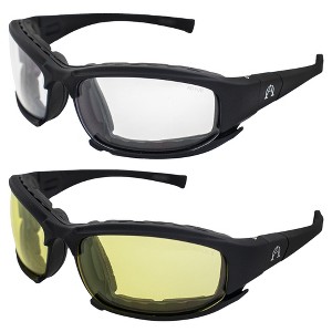 2 Pairs of Alpha Omega AO3 Safety Motorcycle Sunglasses - 1 of 4
