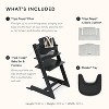 Stokke Tripp Trapp High Chair 2 with Adjustable Baby Set, Cushion, and Removable Tray - 4 of 4