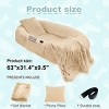 Human Dog Bed, Large Size Fits You and Pets, Washable Faux Fur Dog Bed for People Doze Off, Napping Orthopedic Dog Bed - 3 of 3
