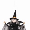 Gallerie II Large Black & Silver Witch Ornament - 2 of 3