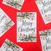 Pipilo Press 96 Pack Merry Christmas Postcards, Holiday Notecards with Holly Berry Designs, 4 x 6 In - 3 of 4