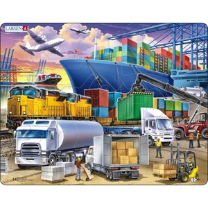 Larsen Transport Kids' Jigsaw Puzzle - 37pc - 1 of 3