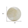 Brown Beige And Ivory Geometric Washable Indoor Outdoor Area Rug - 3 of 4