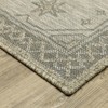 Oriental Weavers Tortuga TR08A Beige/ Black Indoor/Outdoor Area Rug - 1'10" x 7'6" - 2 of 4