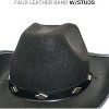 Black Cowboy Hat for Women and Men - 4pcs per pack, Stylish Western Cowboy Hat, Cowgirl Hats, Rodeo Outfit, Felt Cowboy Hat - 3 of 4