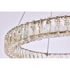 Elegant Lighting Monroe 1 - Light Pendant in  Gold - 4 of 4