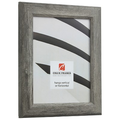 Arthur 8x10 Gray Barnwood Engineered Wood Wall Mount Picture Frame