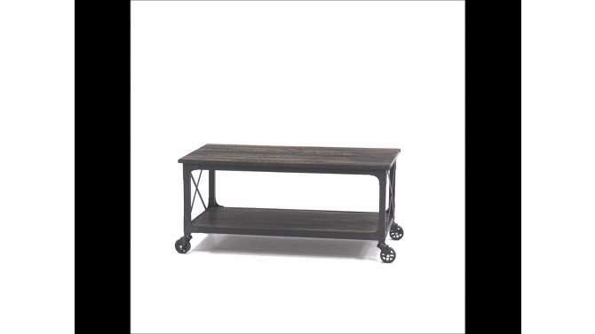 Steel River Coffee Table Carbon Oak - Sauder, 2 of 7, play video