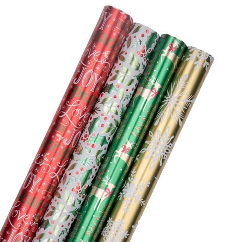 Gold Holiday Gift Wrapping Paper