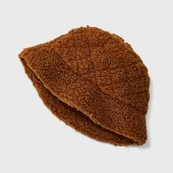 Women's Sherpa Bucket Hat - Universal Thread™ Brown