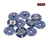 Unique Bargains Alloy Invisible Durable High Hardness Buckle Fasteners Press Studs Buttons 5 Pcs - 3 of 4