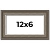 PosterPalooza | Panoramic Weathered Black Picture Frame - UV Acrylic, Foam Board Backing, Hanging Hardware - 2 of 4