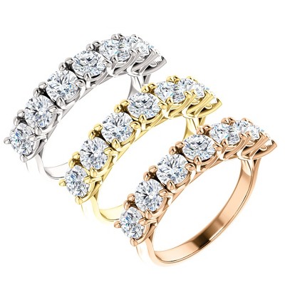 Pompeii3 1 1/2ct Diamond Wedding Ring Vintage Womens Antique 10k White Yellow Rose Gold