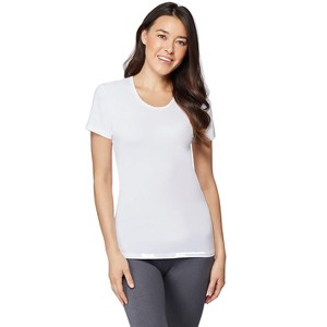 32 Degrees Women's Lightweight Cool Fitted T-Shirt for Lounging, Gym, Yoga - 1 of 4