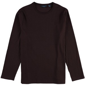 Perry Ellis Mens Regular Fit Ribbed Basic T-Shirt - 1 of 2