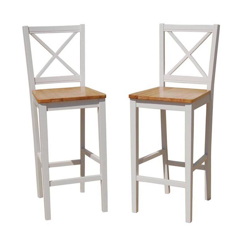 Set of 2 24" Virginia Counter Height Barstools - Buylateral, 4 of 5