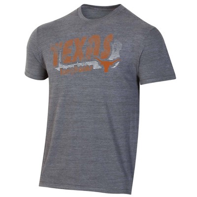 NCAA Texas Longhorns Men's Short Sleeve Gray T-Shirt - L