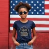 The Juniper Shop Stud Muffin Plain Youth Short Sleeve Tee - XL - Navy - 4 of 4
