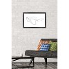 Trends International LINE AND BRUSH - Continuous Line Sunglasses Framed Wall Poster Prints - 2 of 4
