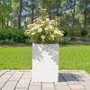 Okak Wooden Planter Box Multi Sizes, Contemporary Cube-Shaped Planter for Patio and Garden - 2 of 4