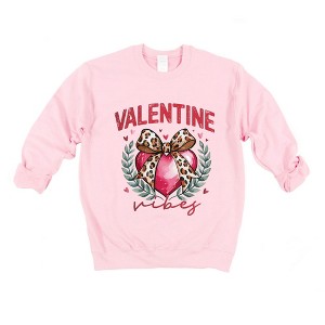 Simply Sage Market Women's Graphic Sweatshirt Coquette Valentine Vibes - 1 of 4